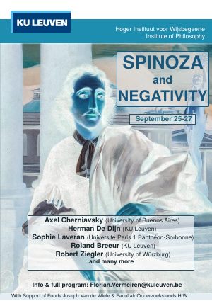 Poster for Spinoza and Negativity